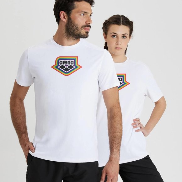 NWT Arena Limited Edition Pride Collection Tee - Online Exclusive - Picture 1 of 7